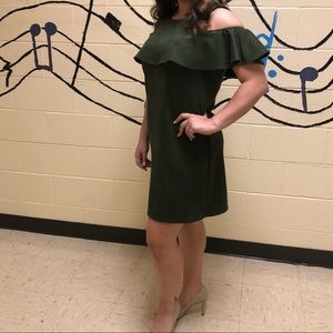 Boutique green interview dress